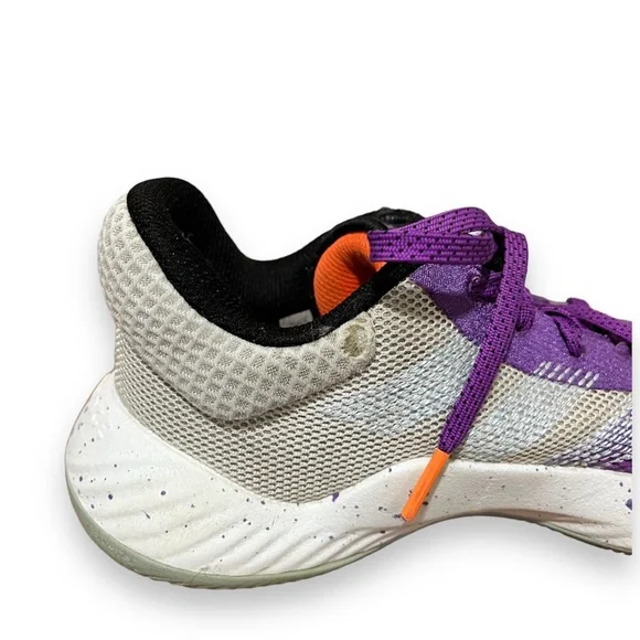 Adidas Youth D.O.N. Issue #1 Mailman Purple White Shoes EH2443 Size 2 1/2 Y (GS) - Picture 6 of 6